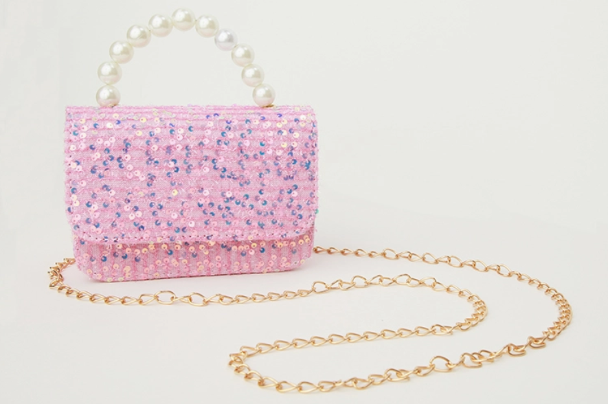Shimmer Sequin Purse - Pink