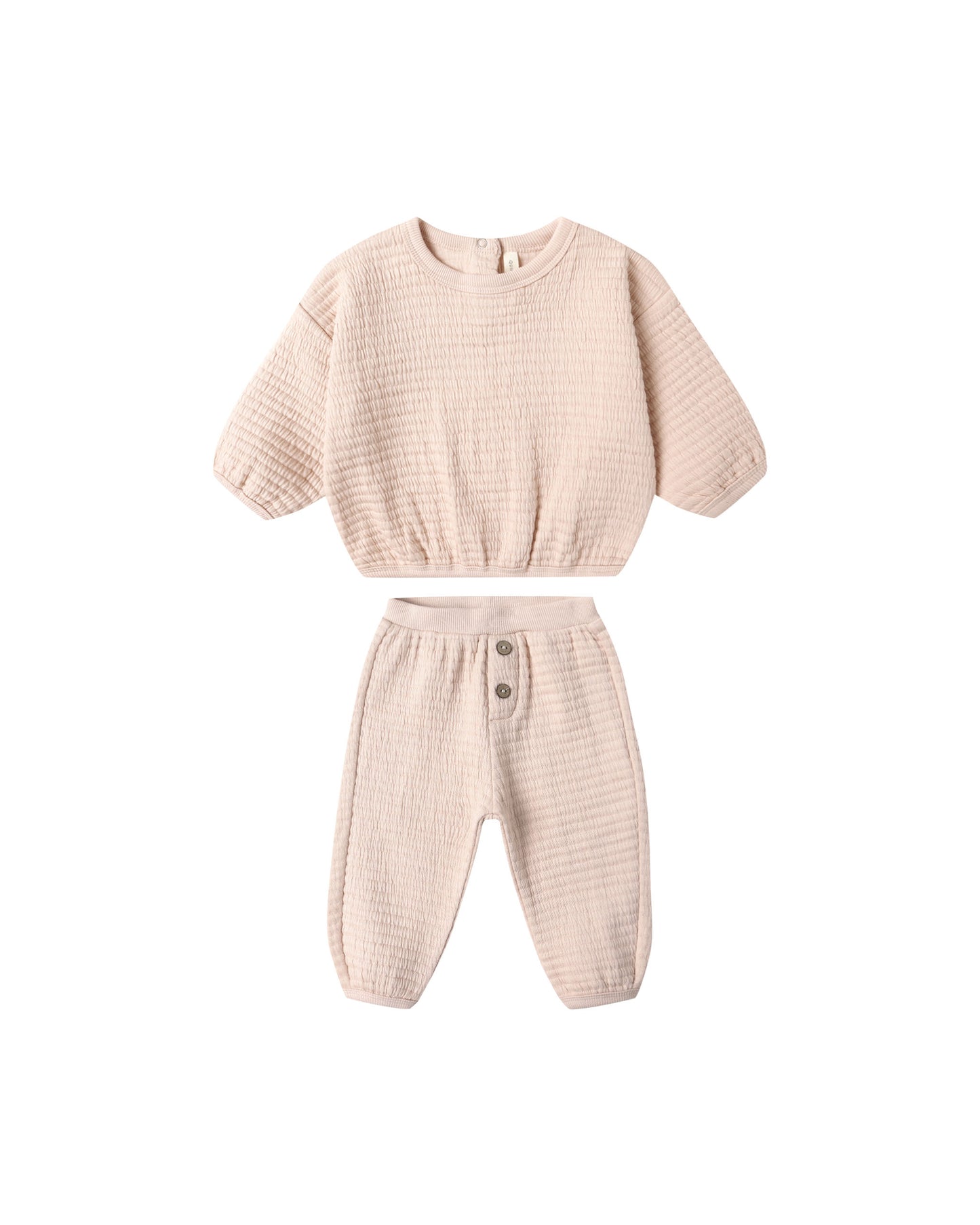 Textured Sweat Set || Antique