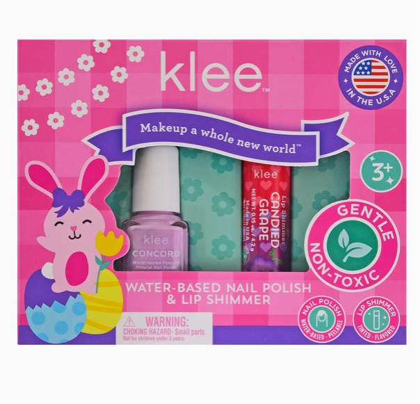 Skipping Purple - Easter Nail Polish Lip Shimmer Set