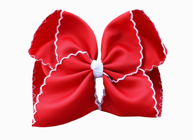 Red Moon Stitch Bow