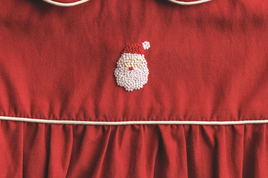Santa Embroidered Bubble