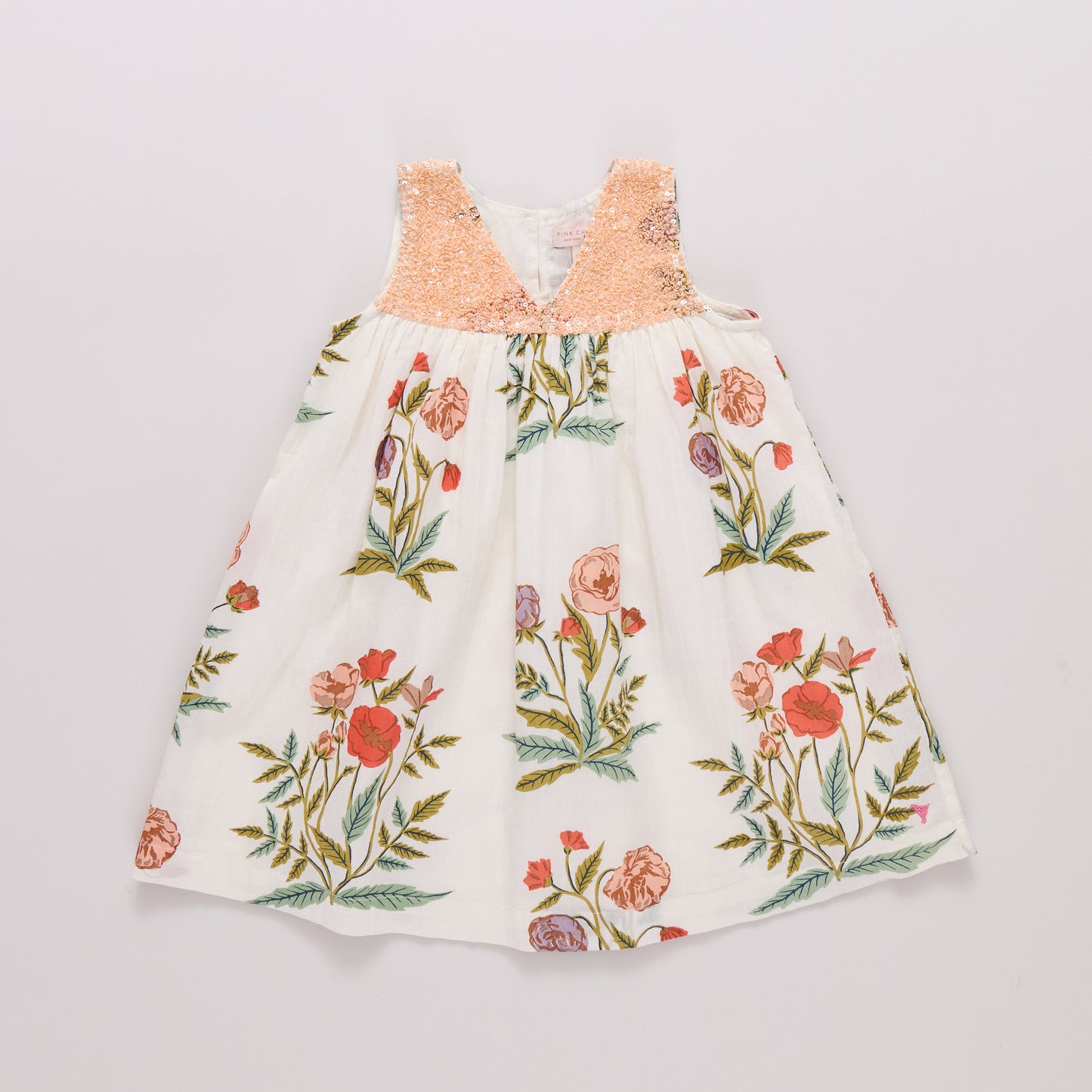 GIRLS COURTNEY DRESS - ROSEWICK POPPY