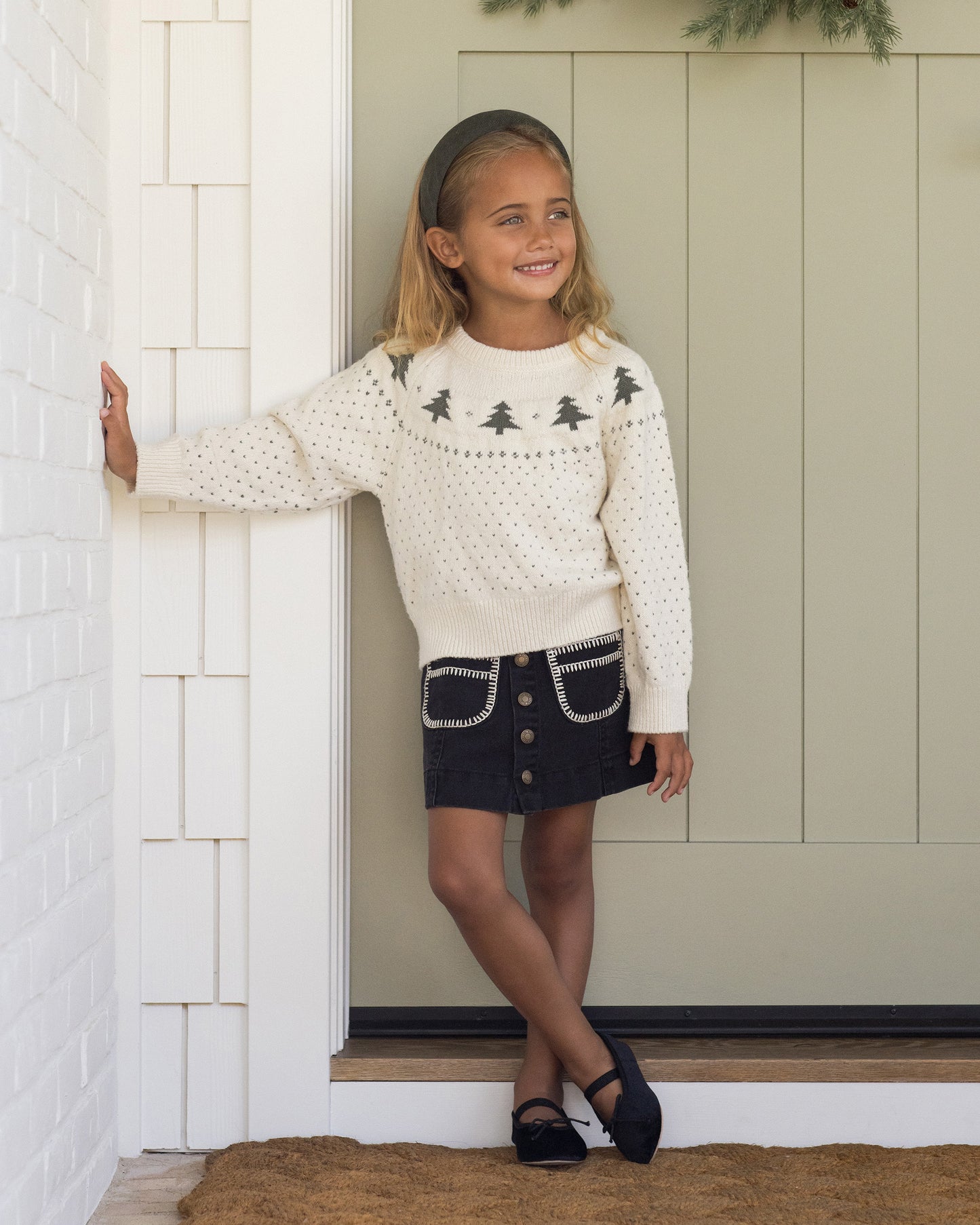 Fair Isle Sweater || Trees