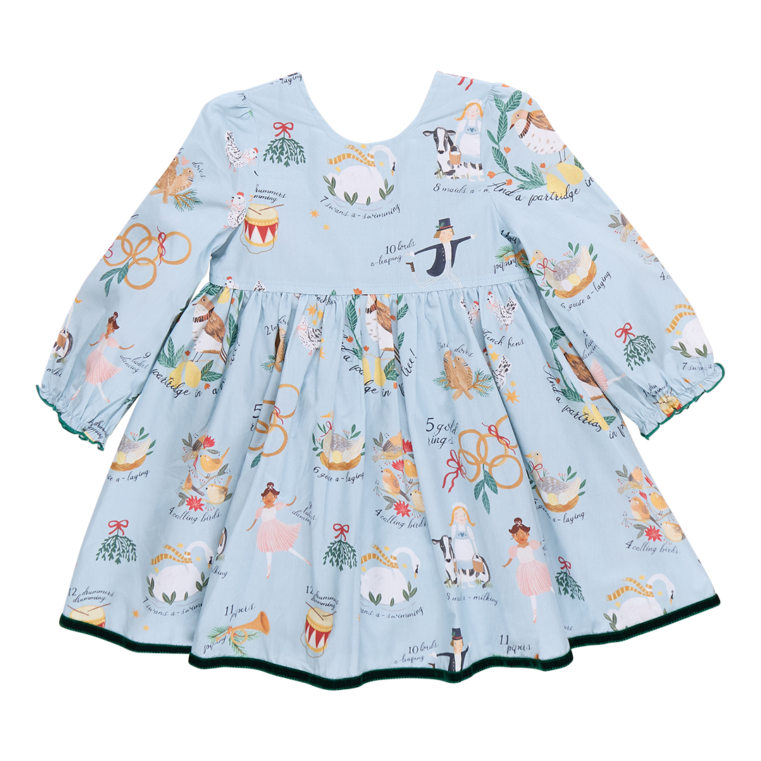 Girls Amma Dress - 12 Days of Christmas