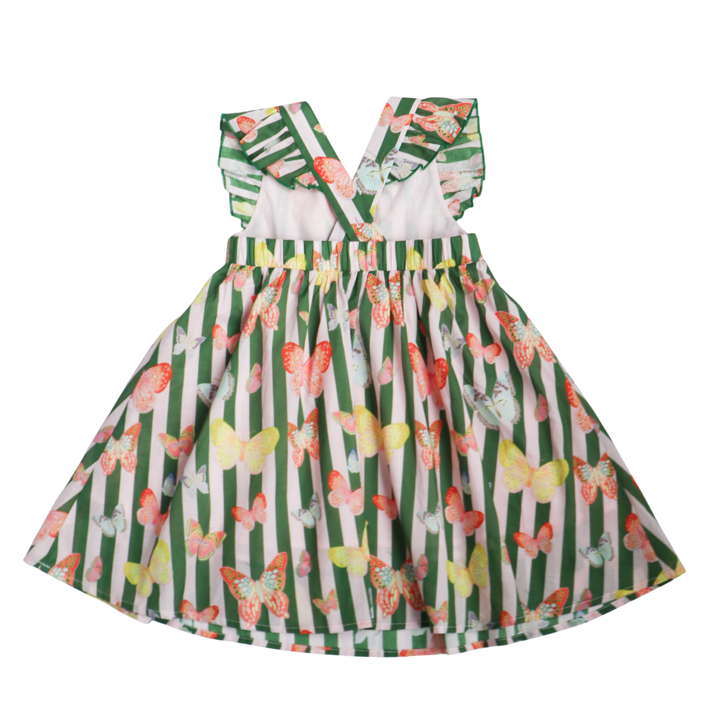 JOSIE DRESS – BUTTERFLY - GREEN