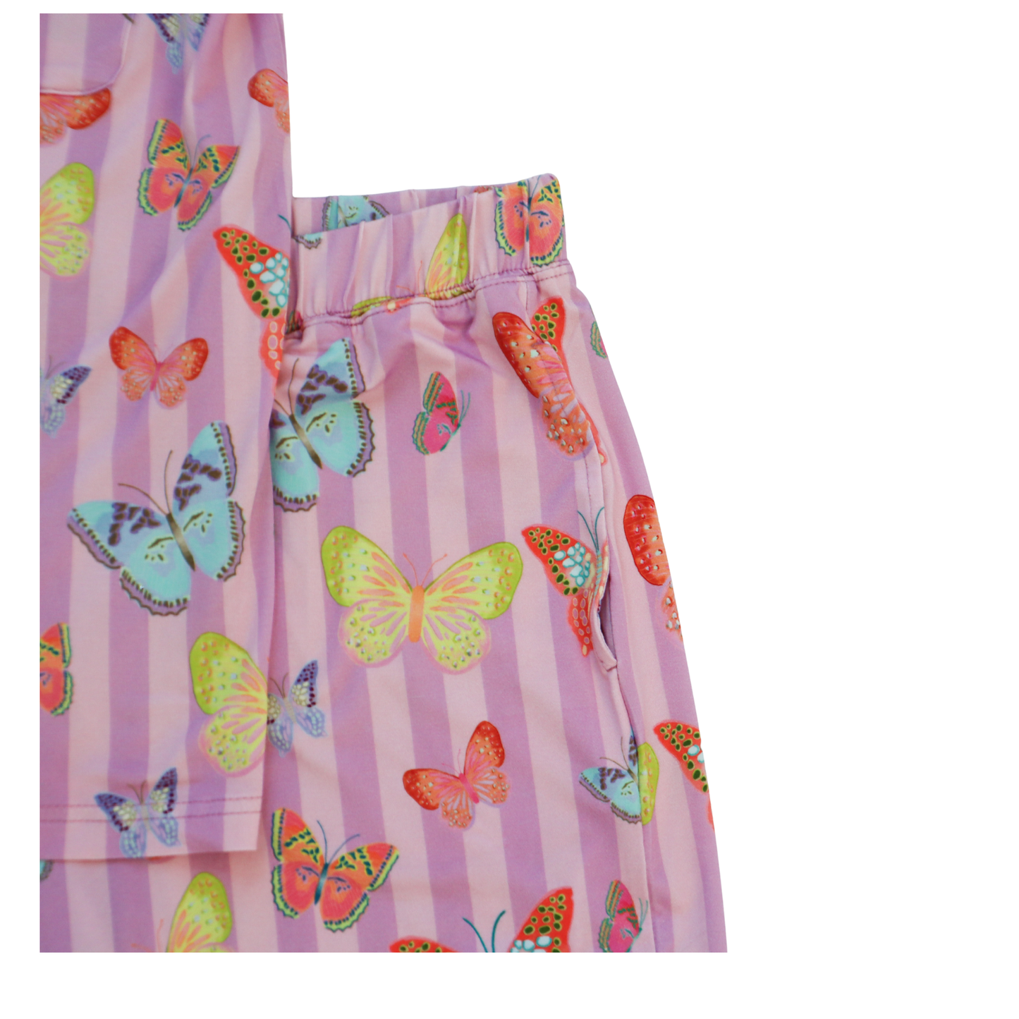 RUFFLE SET – BUTTERFLY - PINK