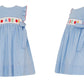 ABC GIRL´S - Peri Blue gingham sleeveless dress