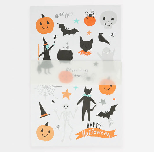 HAPPY HALLOWEEN TATTO SHEET