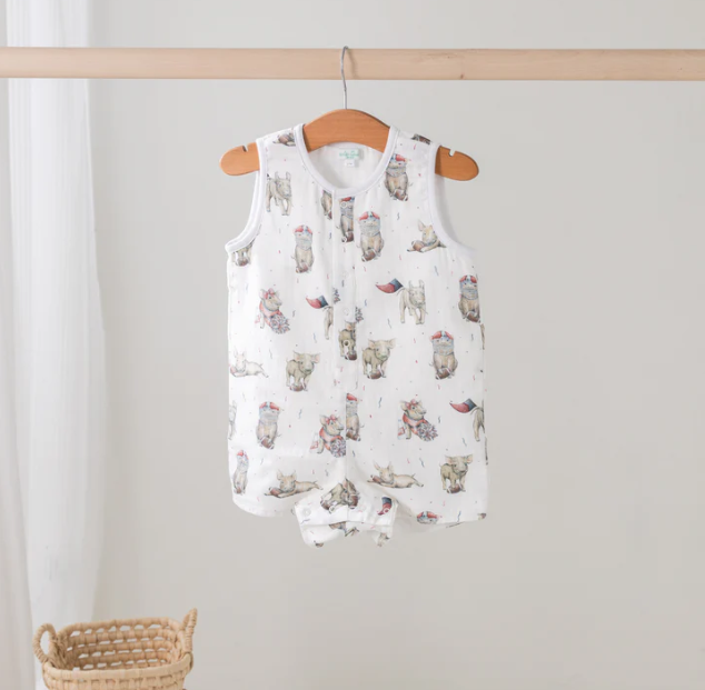 Arkansas Organic Muslin Shortalls
