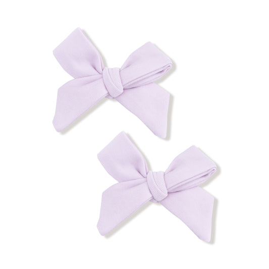 Basics - Orchid Hush - Bow Clips 2 Pack