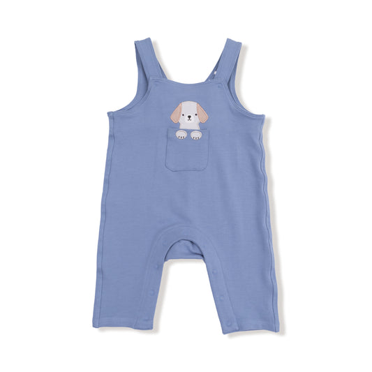 Best Friend Dogs - French Terry - Embroidered Dog Pocket Overall