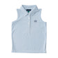 Girls Sleeveless Pro Performance Polo Shirt in Clear Sky Stripe