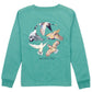 Boys Flock LS Teal