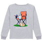 Boys Sidelines LS Light Heather Grey