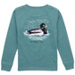 Boys Swimming Mallard LS Marine Green