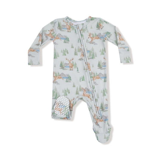 Buck Deer - 2 Way Zipper Footie