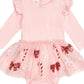 Candy Cane Cutie Christmas Long Sleeve Tutu Bodysuit