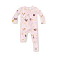 Collector Chickens - Pink - 2 Way Zipper Romper