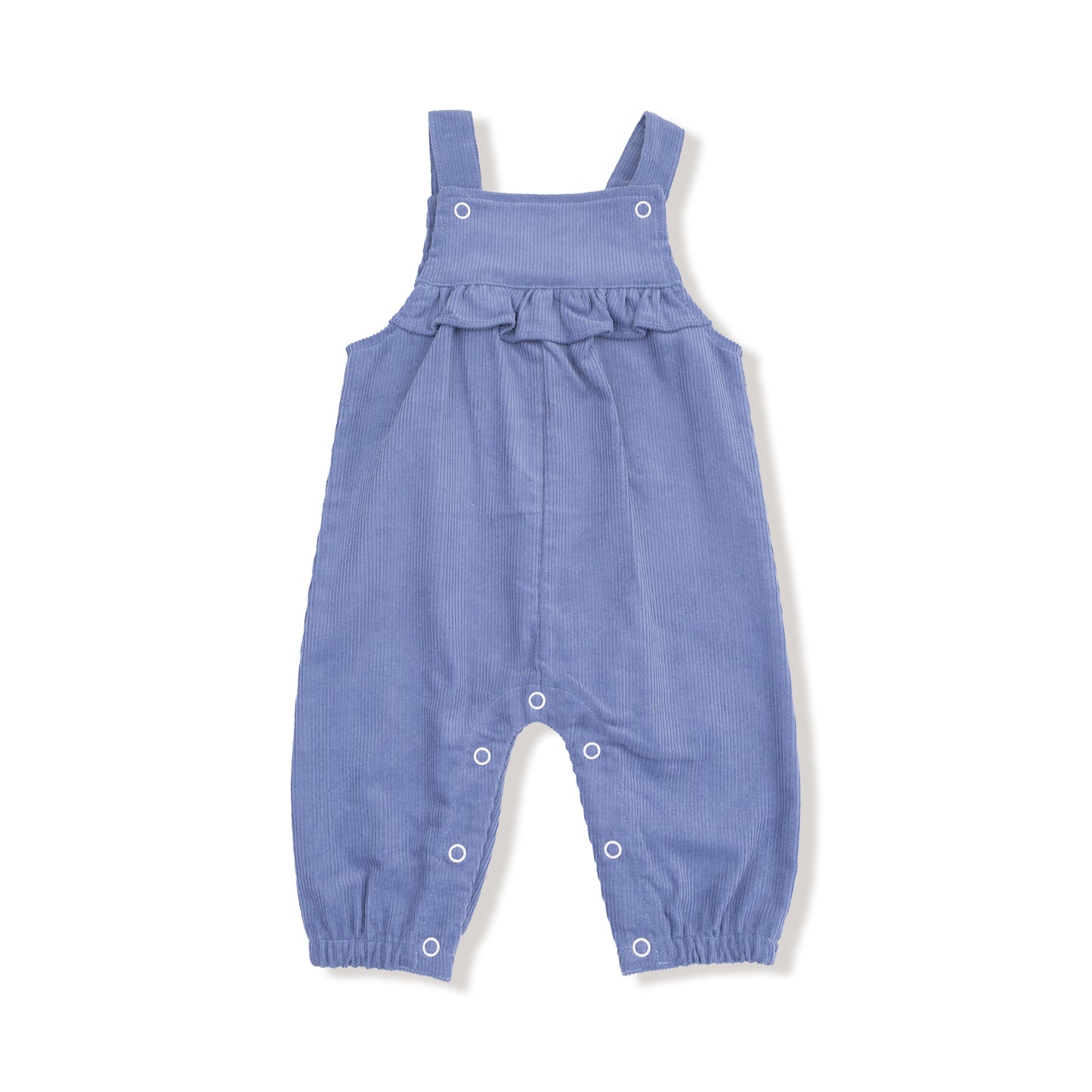 Corduroy - Stonewash - Yoke Ruffle Overall