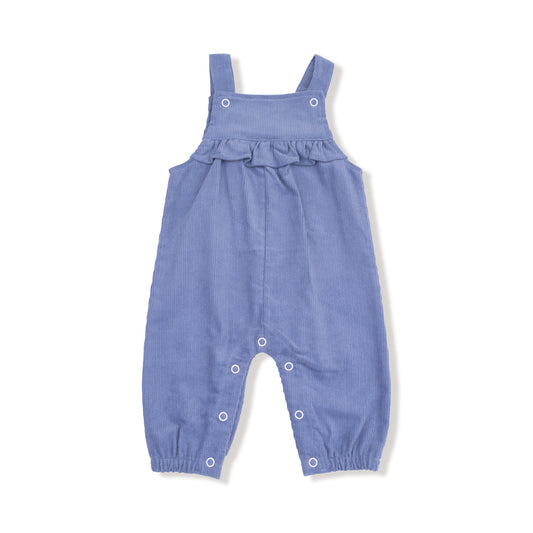 Corduroy - Stonewash - Yoke Ruffle Overall