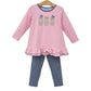 Dog Ruffle Pant Set