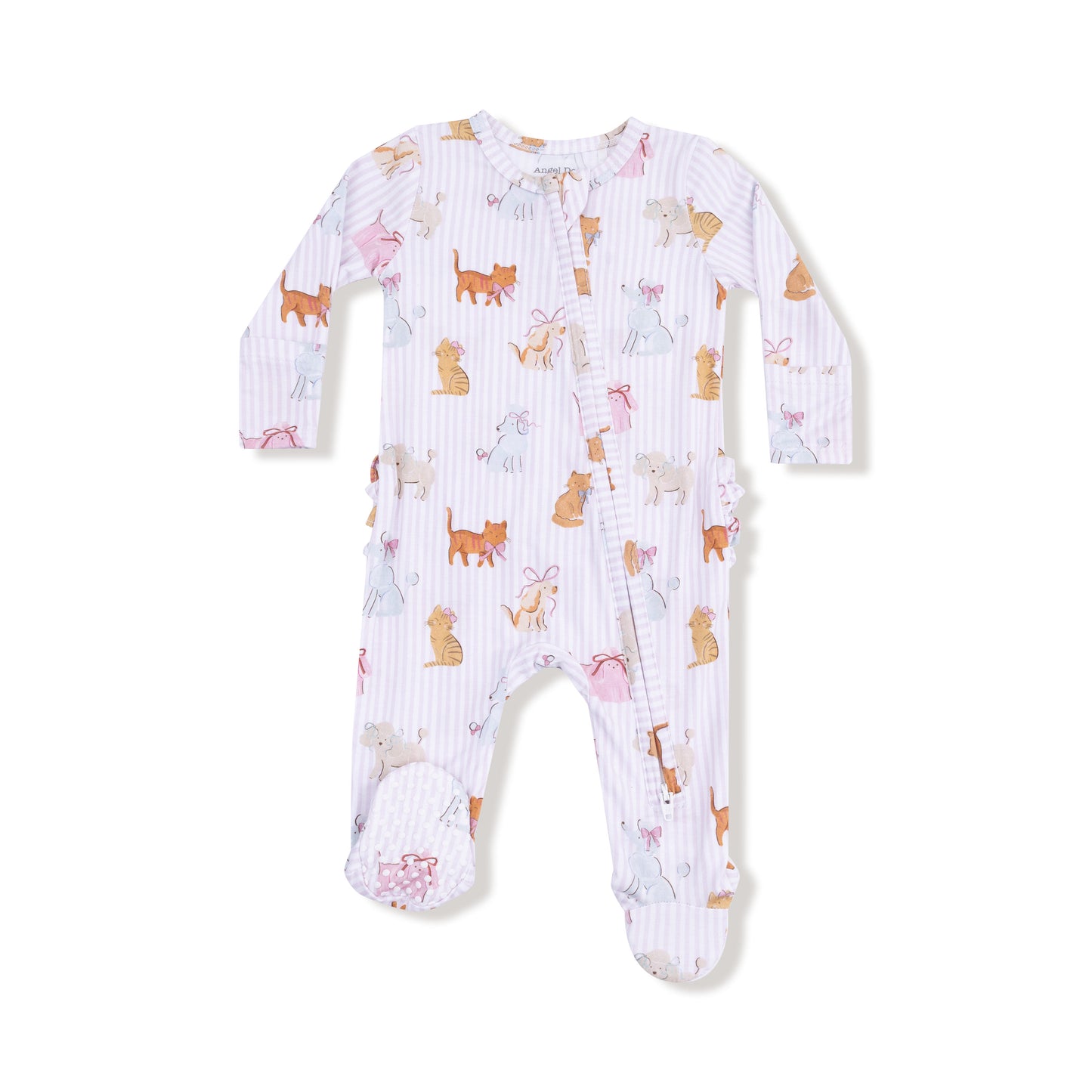Fancy Pets - 2 Way Zipper Ruffle Back  Footie