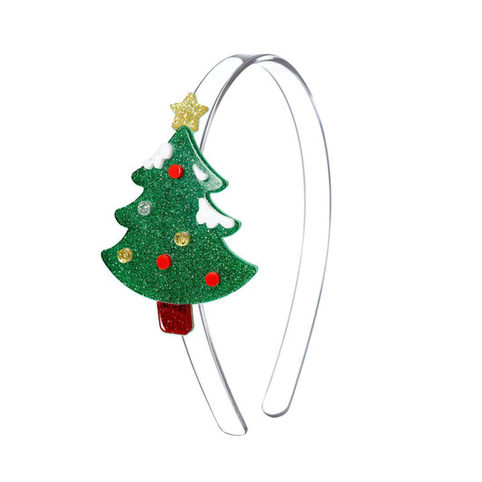 Festive Christmas Tree Headband