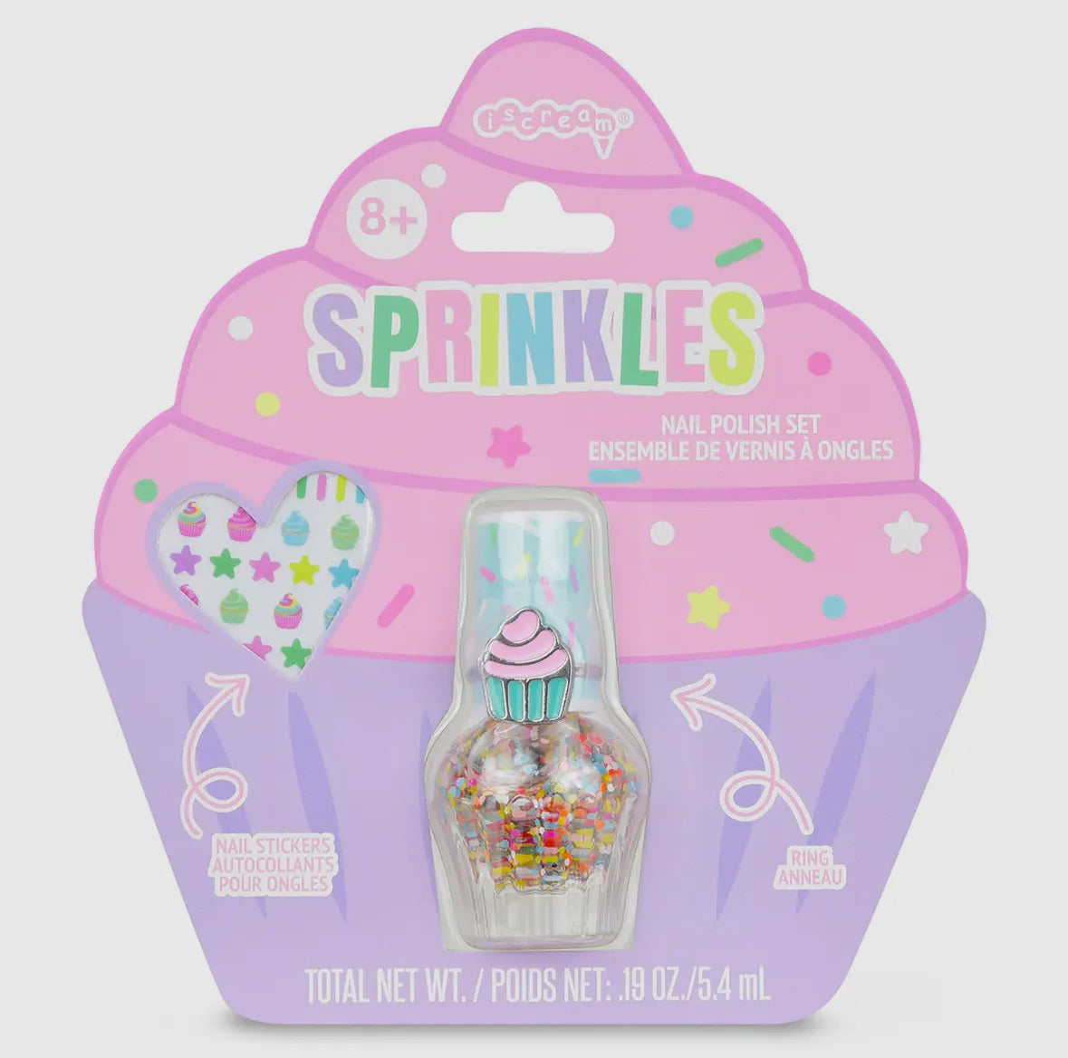 Sprinkles Nail Polish Ring Set