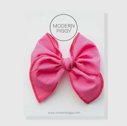 Flamingo Pink | Petite Party Bow