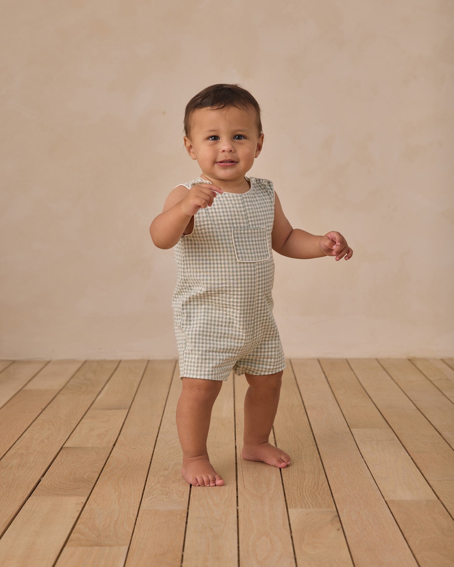 Georgie Romper | Sky Stripe