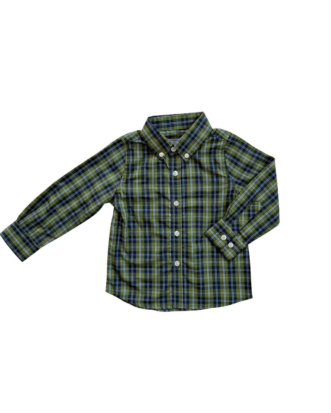 William Shirt – Navy Plaid