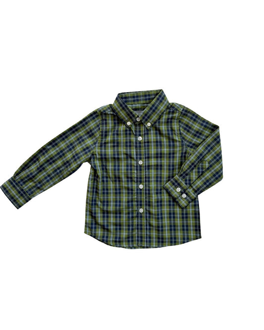 William Shirt – Navy Plaid