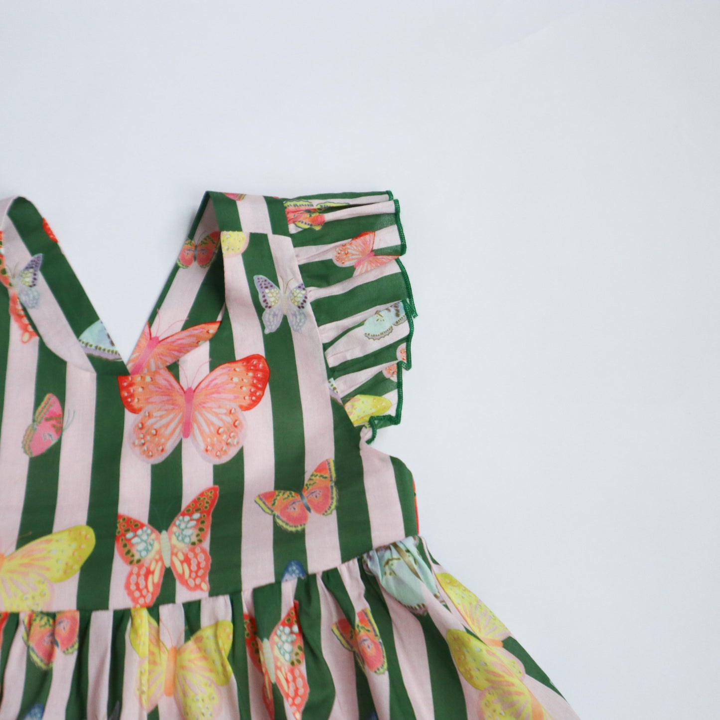 JOSIE DRESS – BUTTERFLY - GREEN