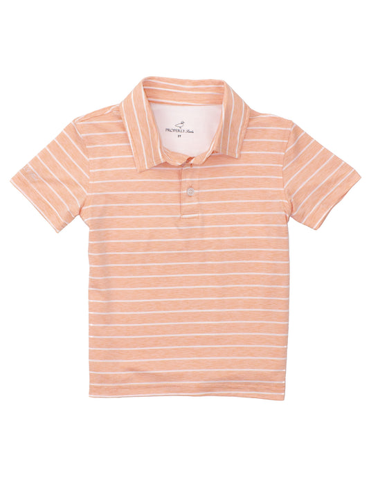 Boys Starboard Polo - Creamsicle