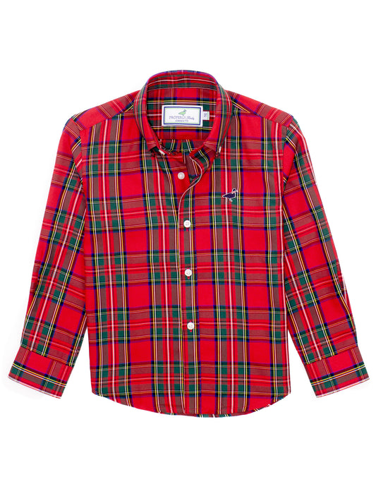 Boys Seasonal Sportshirt - Yuletide