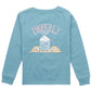 Girls Hot Cocoa LS Coastal Sky