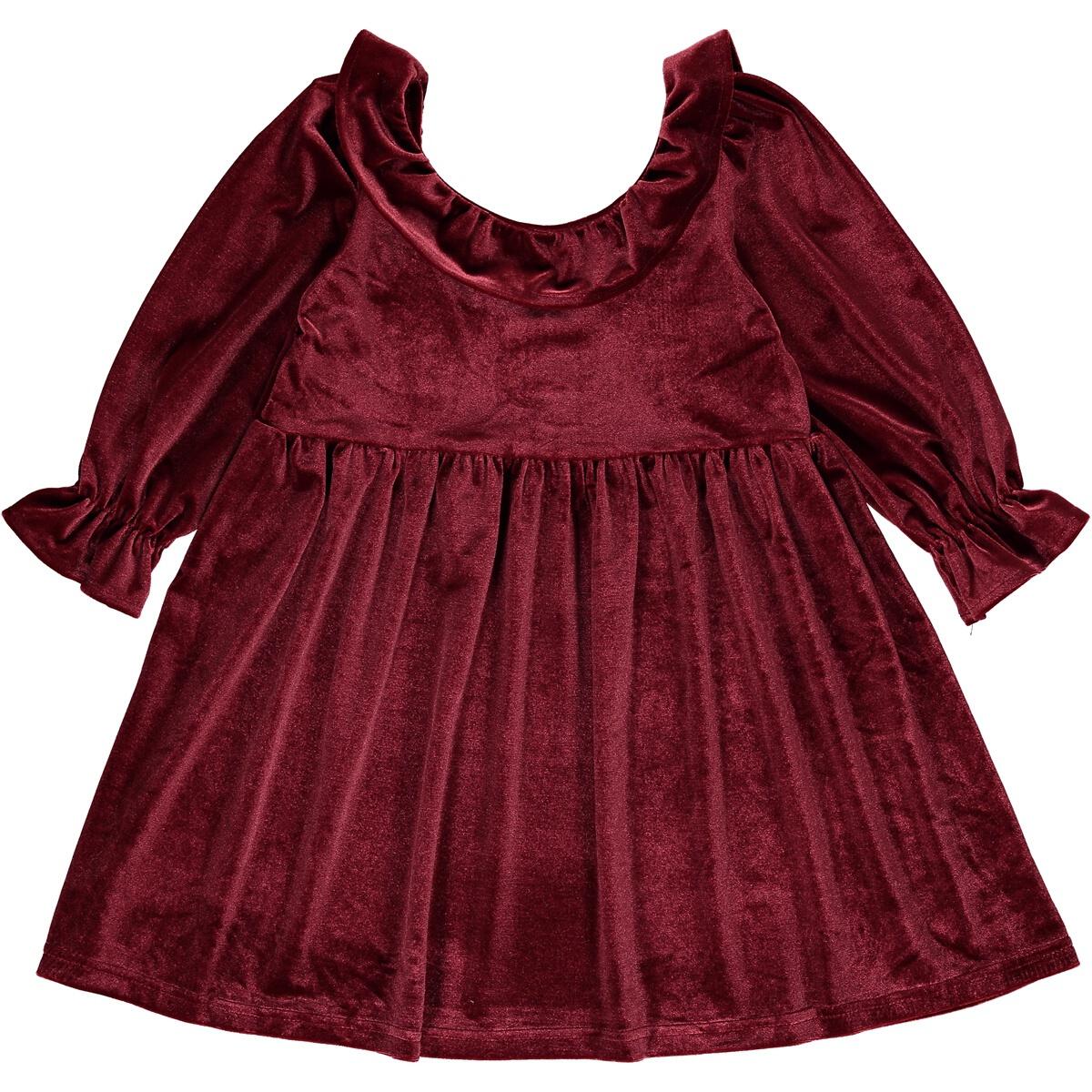 Milly Dress | Maroon