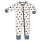 Mini Tractors - 2 Way Zipper Romper