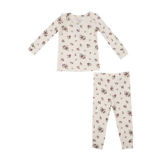 Misty Rose Floral - L/S Loungewear Set