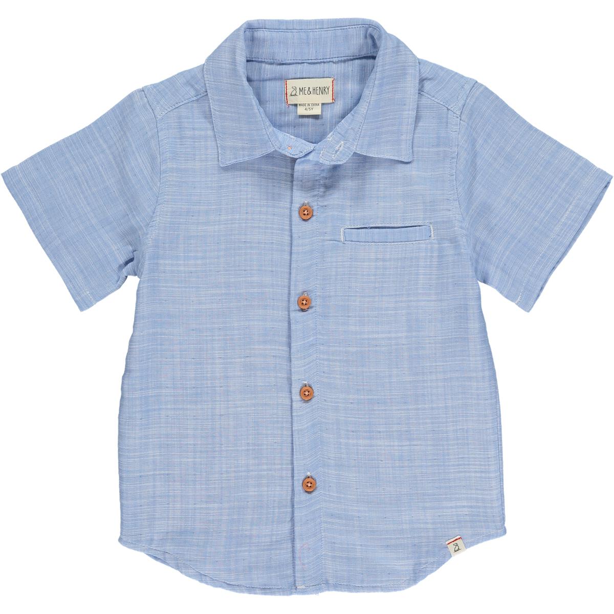 NEWPORT BUTTON DOWN - PALE CHAMBRAY