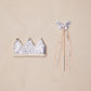 Crown + Wand | Silver Sequin
