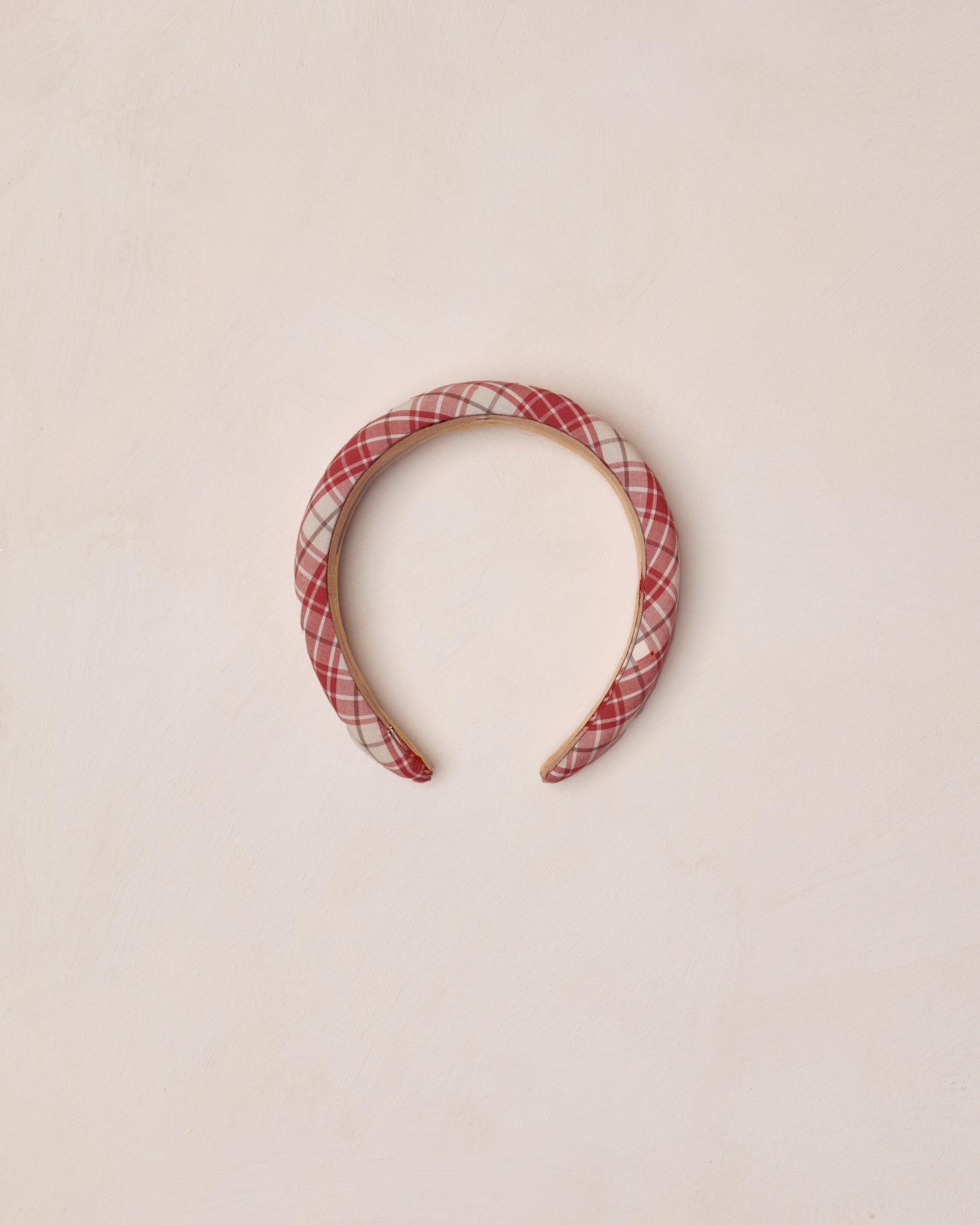 Padded Headband || Holiday Tartan