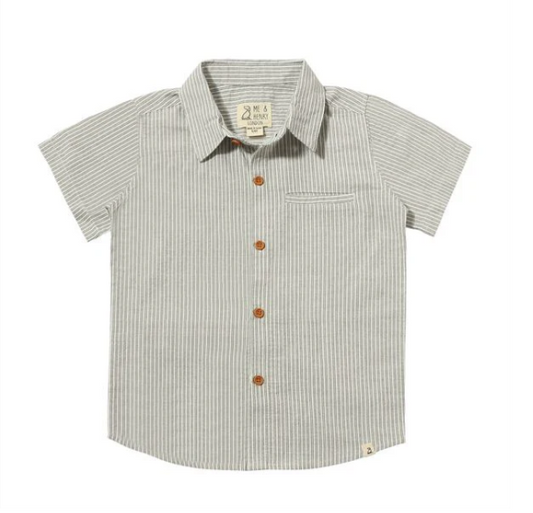 NEWPORT Woven Shirt Grey Stripe