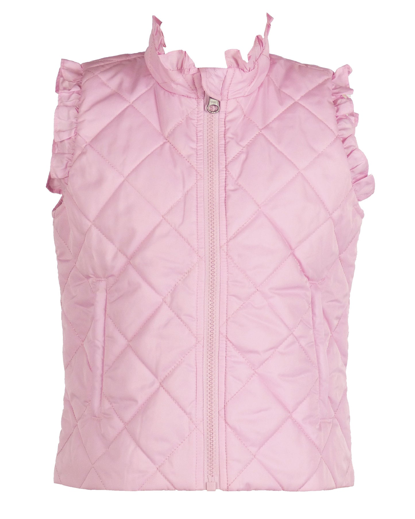 Vera Vest with Ruffles - Pink