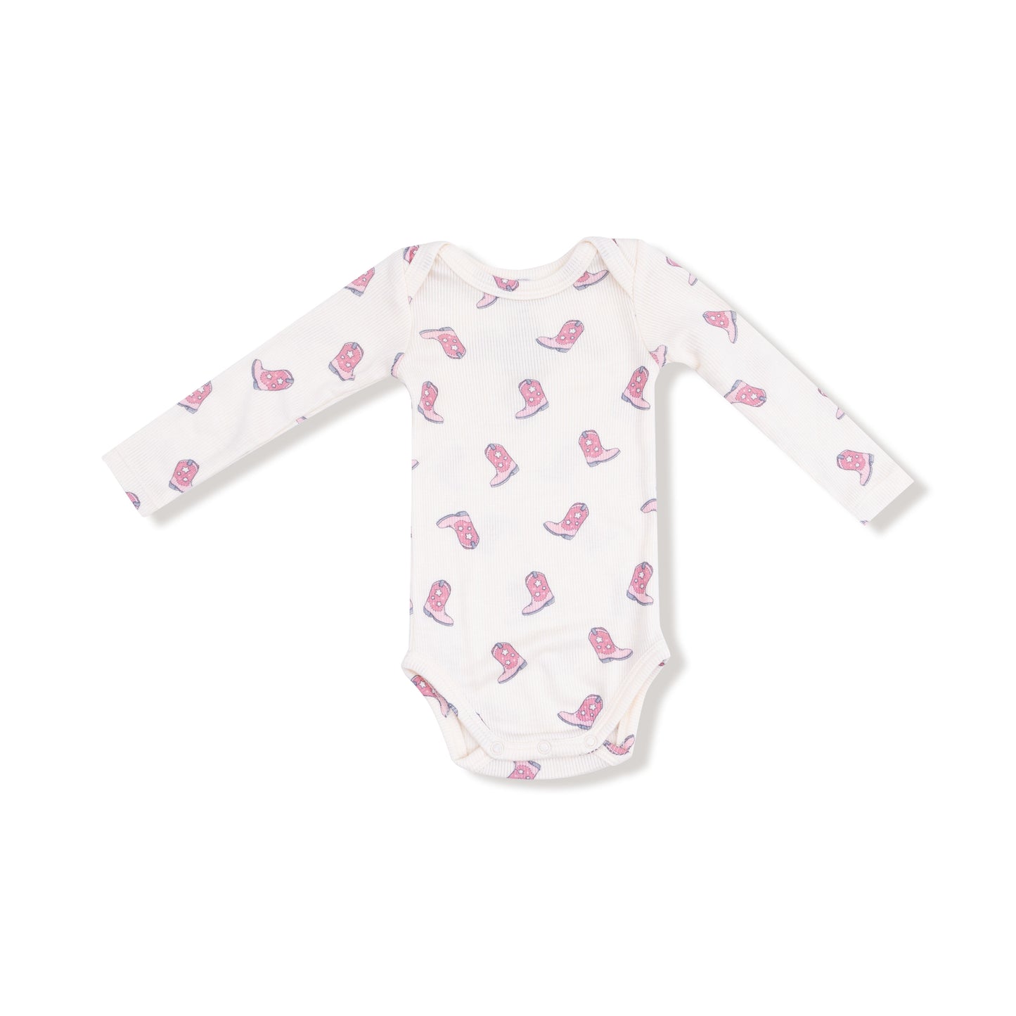 Petite Cowgirl Boots - Lap Shoulder  Bodysuit