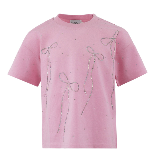 Pink Crystal Bows T-shirt