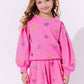 Pink Sparkle Hearts Set