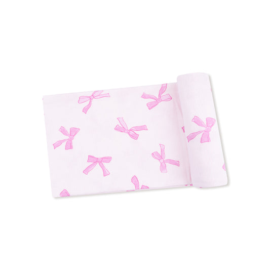 Pretty Bows - Swaddle Blanket