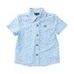 Boys Short-Sleeve Button Down Shirt | Windsurfer Boats in the Bay