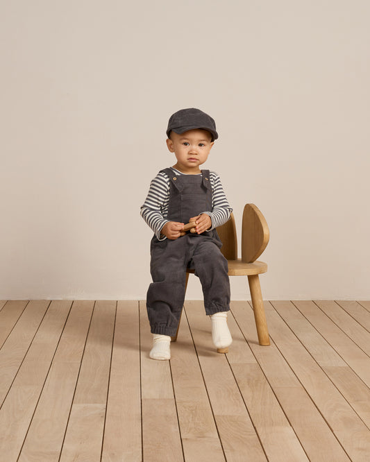 Corduroy Baby Overalls || Indigo